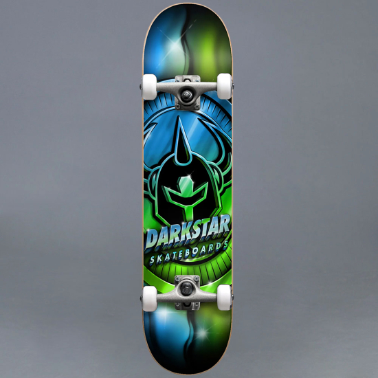 Darkstar  Anodize Lime / Blue Komplett Skateboard 7.25"